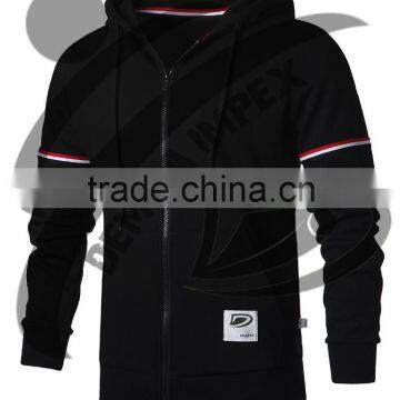 Black flees Zipper hoodies hoodies