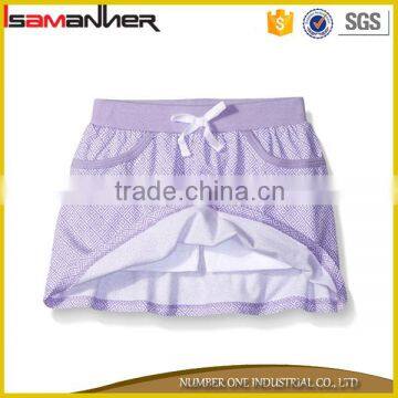 Custom Girls Fancy Play Tennis Gym Short Hot Stylish Children Mini Skirt Supplier's Choice photo-5
