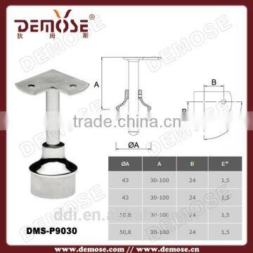 Steel Wall Mounted Bracket Banister Measurement Galvanized Steel Pipe Railing photo-3