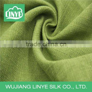 full polyester faux linen fabric for drapery