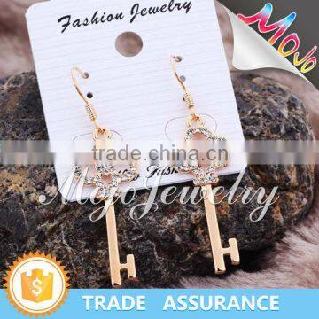  New Products Gold Drop Crystal Earrings for Sale