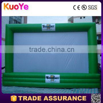 high quality green used inflatable screen for sale