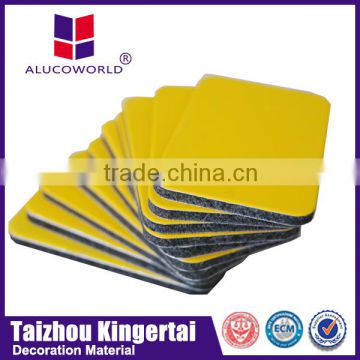 Alucoworld aluminum composite panel with high strengh pvdf for construction