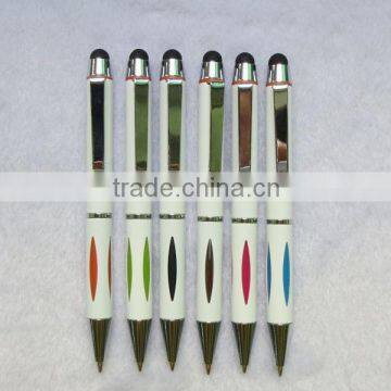 Office Supply 2 In 1 Metal Stylus Pen Best Ballpoint Pen Manufacturer