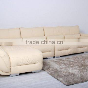 modern genuine leather sofa set 601B