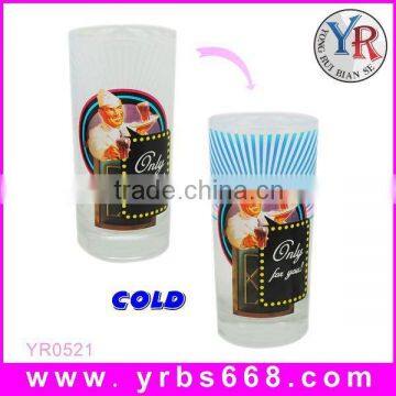 2014 new products promotional gift glass cup for sublimation