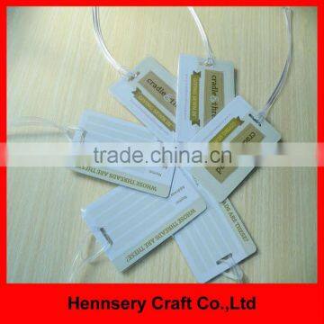 Full Color Print plastic bag tag