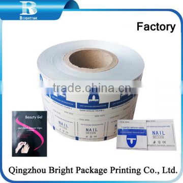 Factory price alcohol prep pad packaging foil, alcohol prep pad packaging foil, aluminum foil paper for eyeglass cleaning wipes