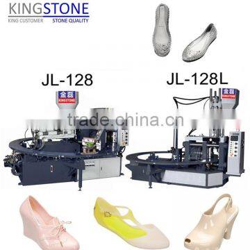 PVC Jelly/Crystal Shoes Injection Moulding Machine with 2 year warranty JL-128