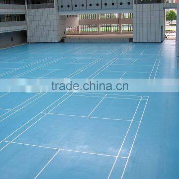 Badminton rubber floor