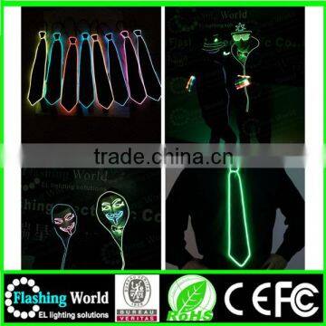 Various Styles Various Styles el Sound Activated Electronic Flashing Dj's Tie photo-4