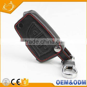 new design leather car key wallet for car remote control for toyota