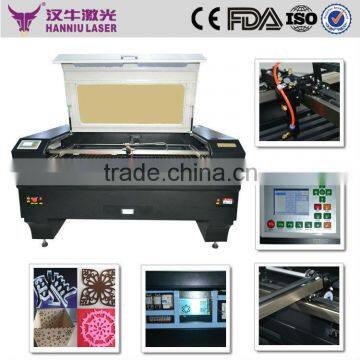 Warranty hanniu CNC 1390 co2 laser cutting machine with CE FDA Certificate