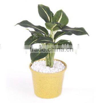 Eco-creative cheaper bamboo fiber flower pot garden pot