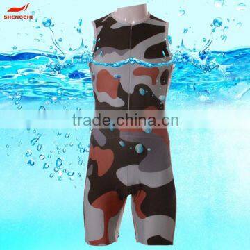 Dongguan factory price full 3d sublimation printing triathlon clothing