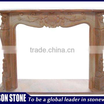 Beautiful marble craft stove fireplace insert