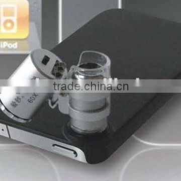 LED pocket microscope with Iphone4/electron microscope price/microscope camera