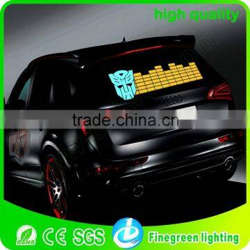 Eletroluninescent Car Sticker, Sound Activated Equalizer Car Sticker photo-3