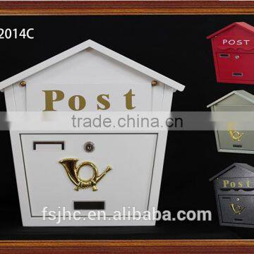 Foshan JHC-2014C Wall Mounted Mailbox/Unique Design Decorative Letterbox/LockablePostbox photo-2