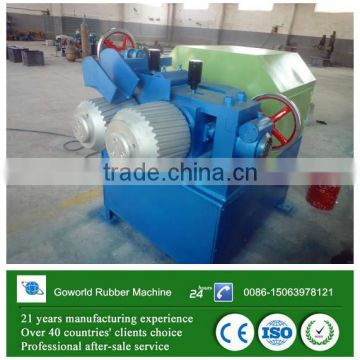 rubber and steel wire separator / waste tire recycling machine