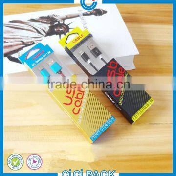 Custom Printed USB Cable Packaging Plastic                        
                                                Quality Choice