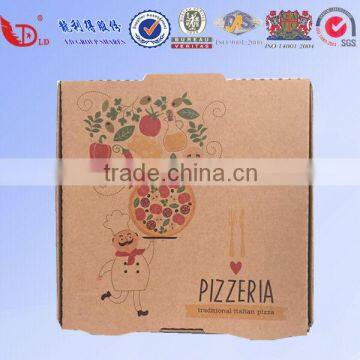 Pizza Box,mini Flute Pizza Carton Box Wholesale Customized Logo Paper Pizza Box Factory photo-3