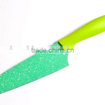 stainless steel damascus knife with ceramic coating blade