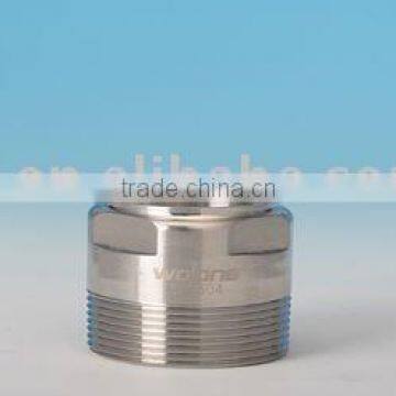 sanitary stainless steel welded male threaded adapter