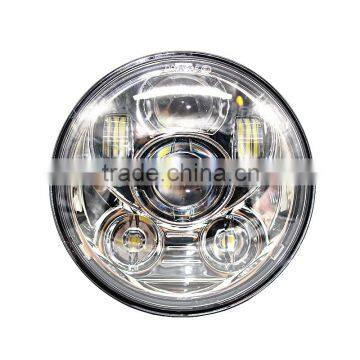 5-3/4" 45w 5.75" Motorcycle Projector Led Headlight for Harley Sportster,Street Bob FXDB, Iron883, Dyna photo-2