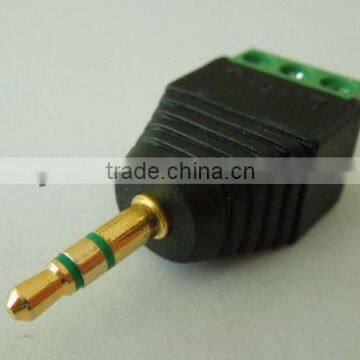 3.5mm Stereo Audio Plug to DC adapter for CCTV Camera