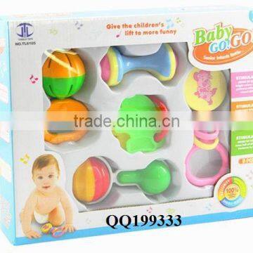 Lovely plastic baby toy rattle