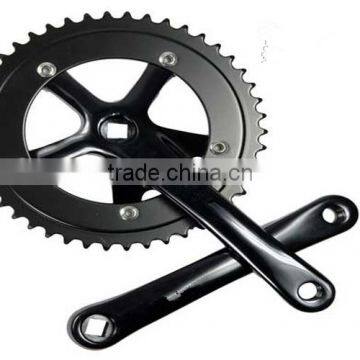 Steel and Alloy 42/52T Bicycle Chainwheel and Cranks photo-6