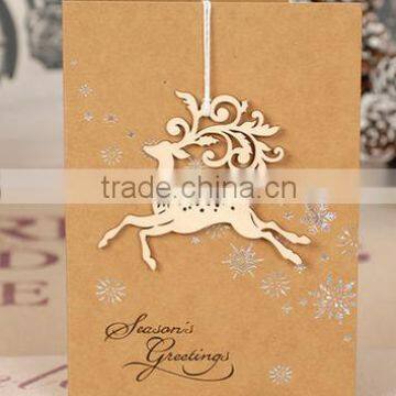 The deer exquisite decoration desing pattern chirstmas card /greeting card