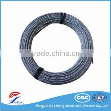 DIN3052 HQ 1*7 galvanized tensile cable