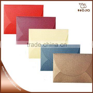Pearlized colorful envelope for wedding decoration