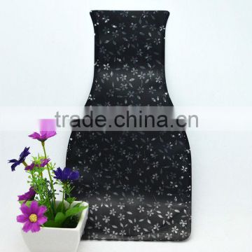 2013 Black color folded flower vase on table,Decorative vase