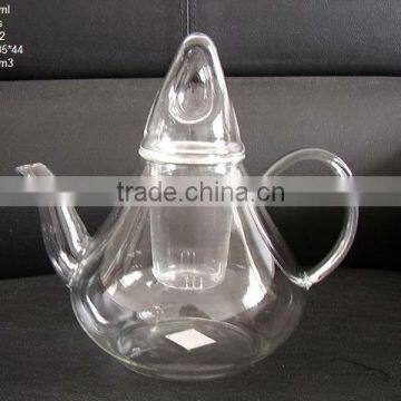 heat resistant pyrex glass teapot