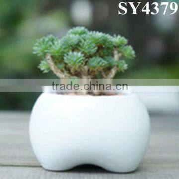 Cheap Indoor White Ceramic Flower Vase photo-6