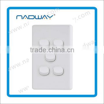 household for civil use vertical FIVE gang wall switch