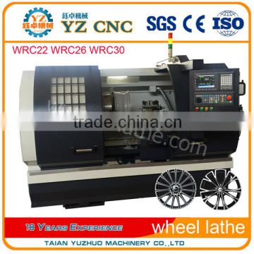 High Performance alloy wheel cnc lathe rim repair machine