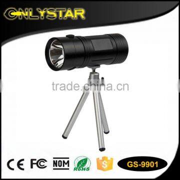 Onlystar GS-9901 supper bright rechargeable flashlight camping torch for professional fishing light