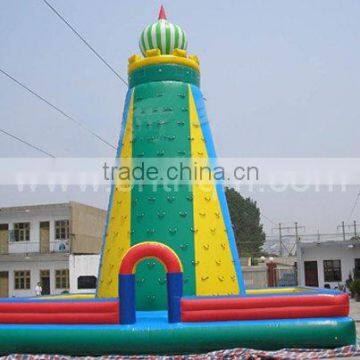 inflatable rock climbing