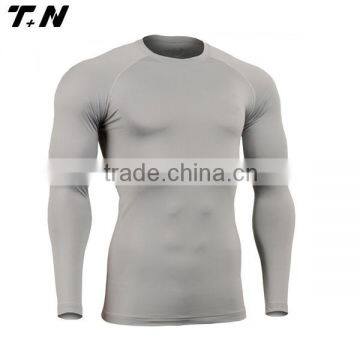 Wholesale Long Sleeve Compression Shirts Rash Guard photo-6