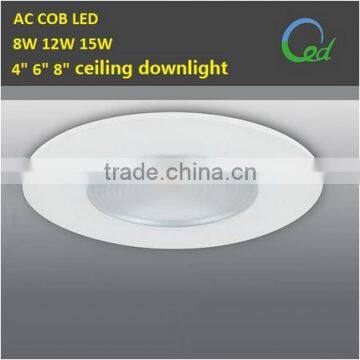 commercial lighting recessed 8W,12W,15W led ceiling downlight