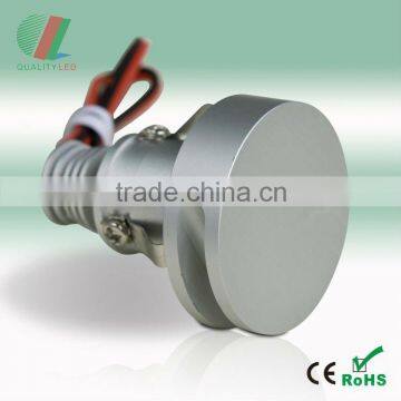 Recessed or surface mounted LED wall light