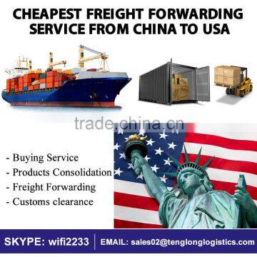 China to USA Sea Freight Reliable Shipping Agent - Cheapest Rates by LCL FCL