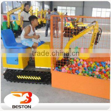 Beston most popular outdoor playground children game equipment Electric kid Excavator