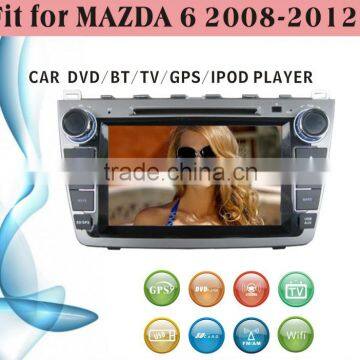 android car dvd player fit for Mazda 6 2008 - 2012 with radio bluetooth gps tv