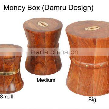 Wooden Handicraft - Money Box