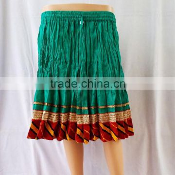 Preety Mini Length Designer Cotton Skirts